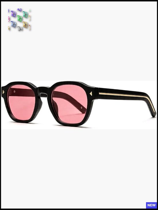 Thick Square Sunglasses Retro 90s Trendy Unisex UV Protection Shades